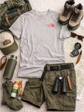 The North Face T-Shirt With Pink Accents